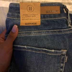 High Rise, Ankle Denim Jeggings